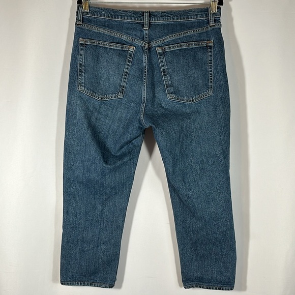 MNG Mango Claudia Medium Wash Cropped Jeans - Picture 7 of 8